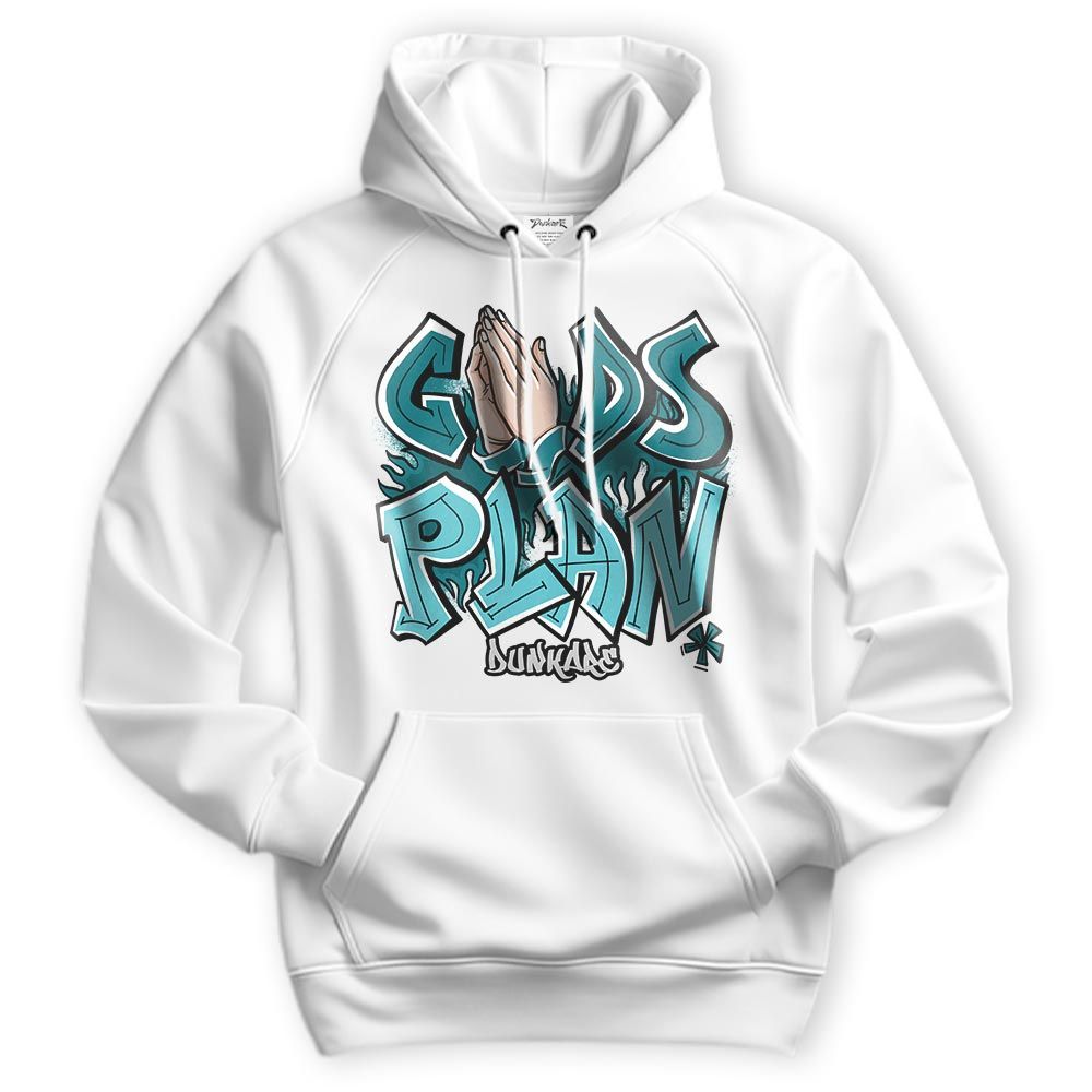 Sweatshirt To Match Oxidized Green 4s Hoodie - Gods Plan Graffiti Hoodie Unisex