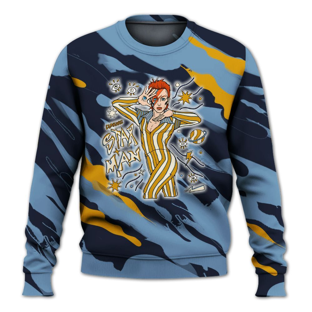 Sweatshirt To Match High OG First In Flight 1s - Starmans Graphics Colored All Over Print