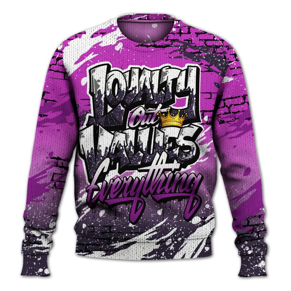 Knitted Sweater To Match Ja 2 Staregazer - Values Of Loyalty Drip