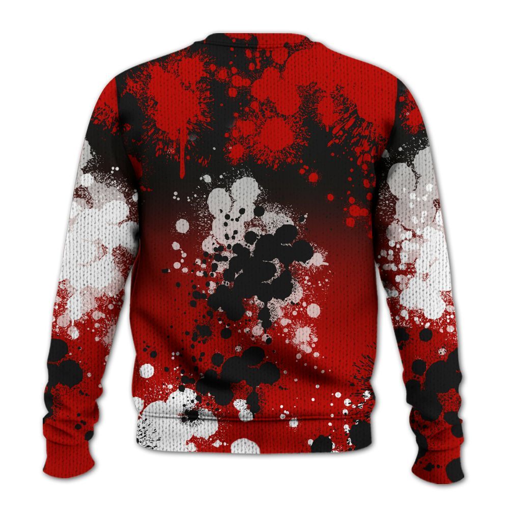 Sweater To Match Retro Fire Red 6s, Trust No One Scary Graphic