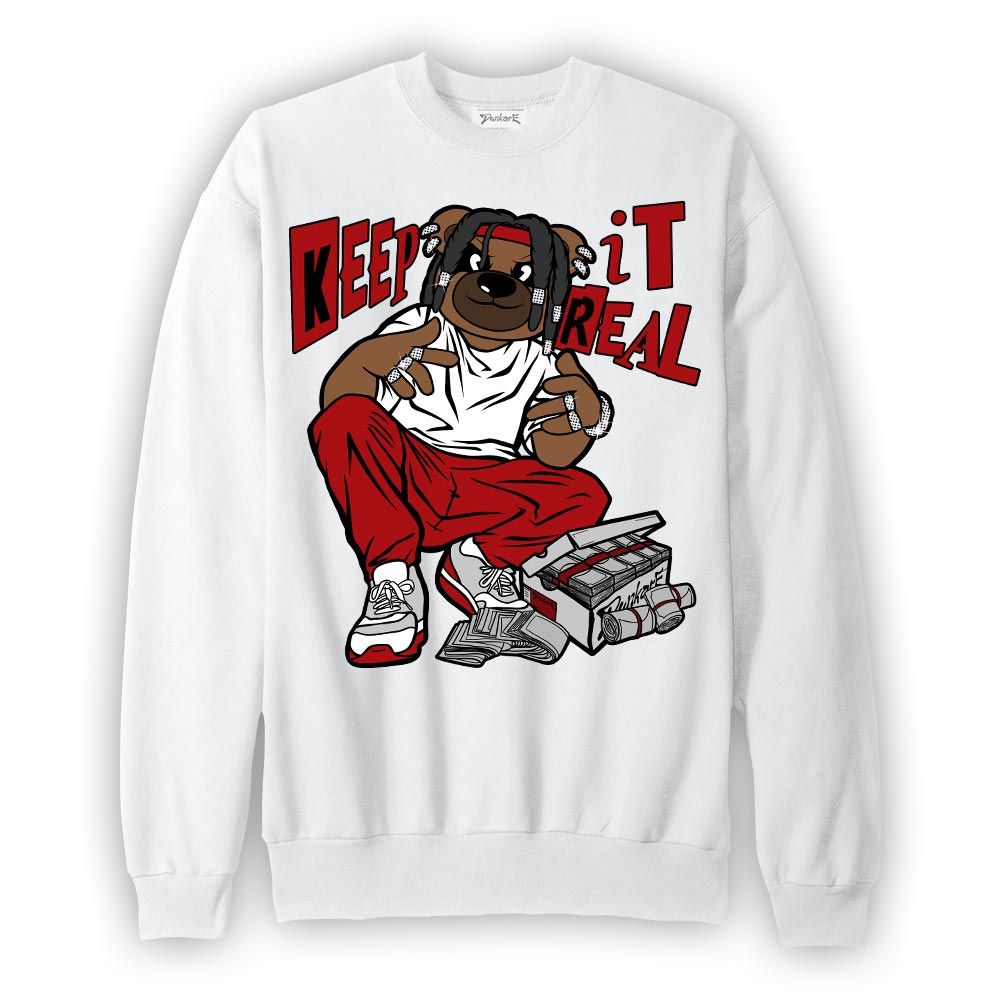 Sweatshirt To match Red Taxi 12s Sweatshirt - Keep_in Auth Bear Graphic