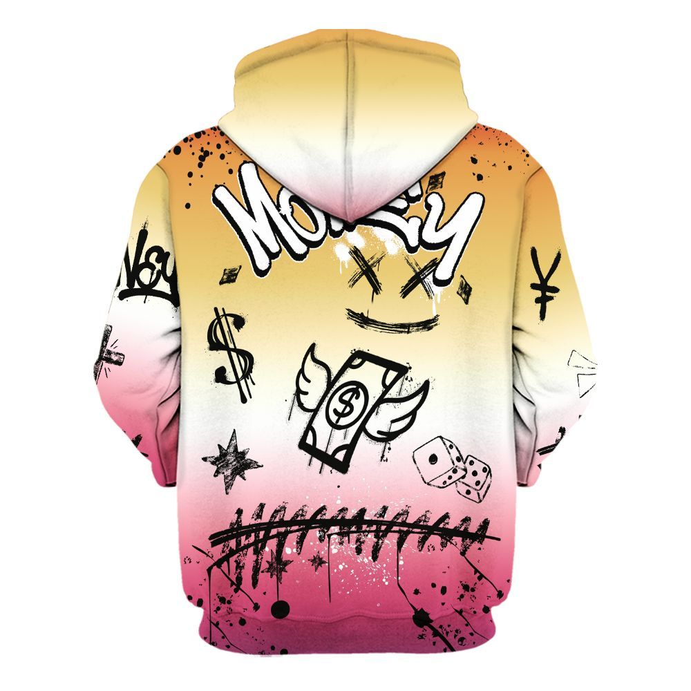 Hoodie To Match Air Griffey Max Los Angeles 1s - Everybody Paid In Full Crayon All Over Print