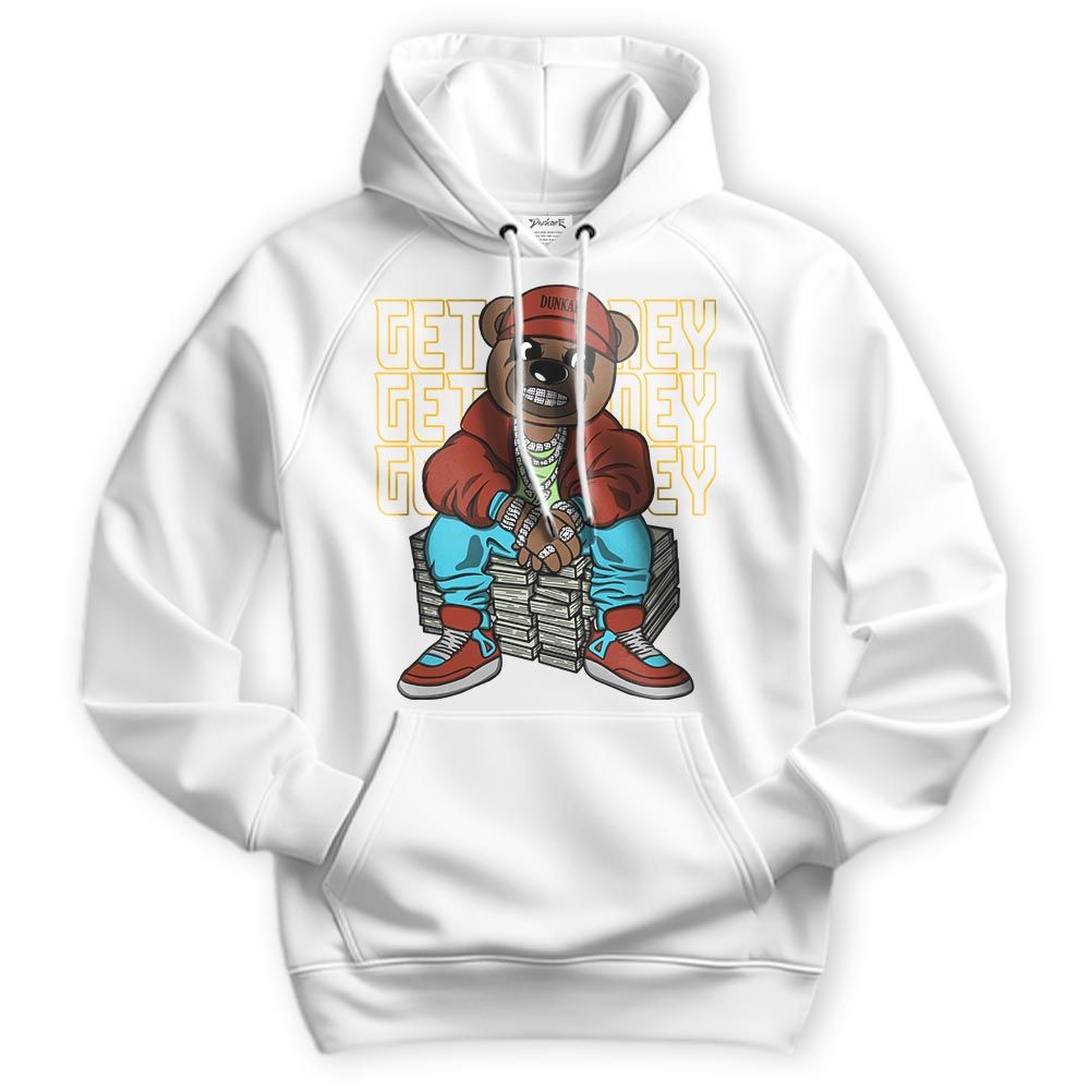 Sweatshirt To Match SB Dunk Di'Orr Greenwood Hoodie - Get Money Bear Hoodie Unisex