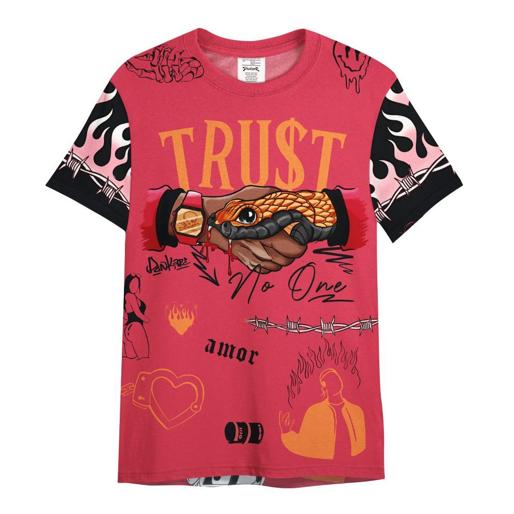 Shirt To Match Air Max Portal Bright Ceramic - Snake Trust No One All Over Print