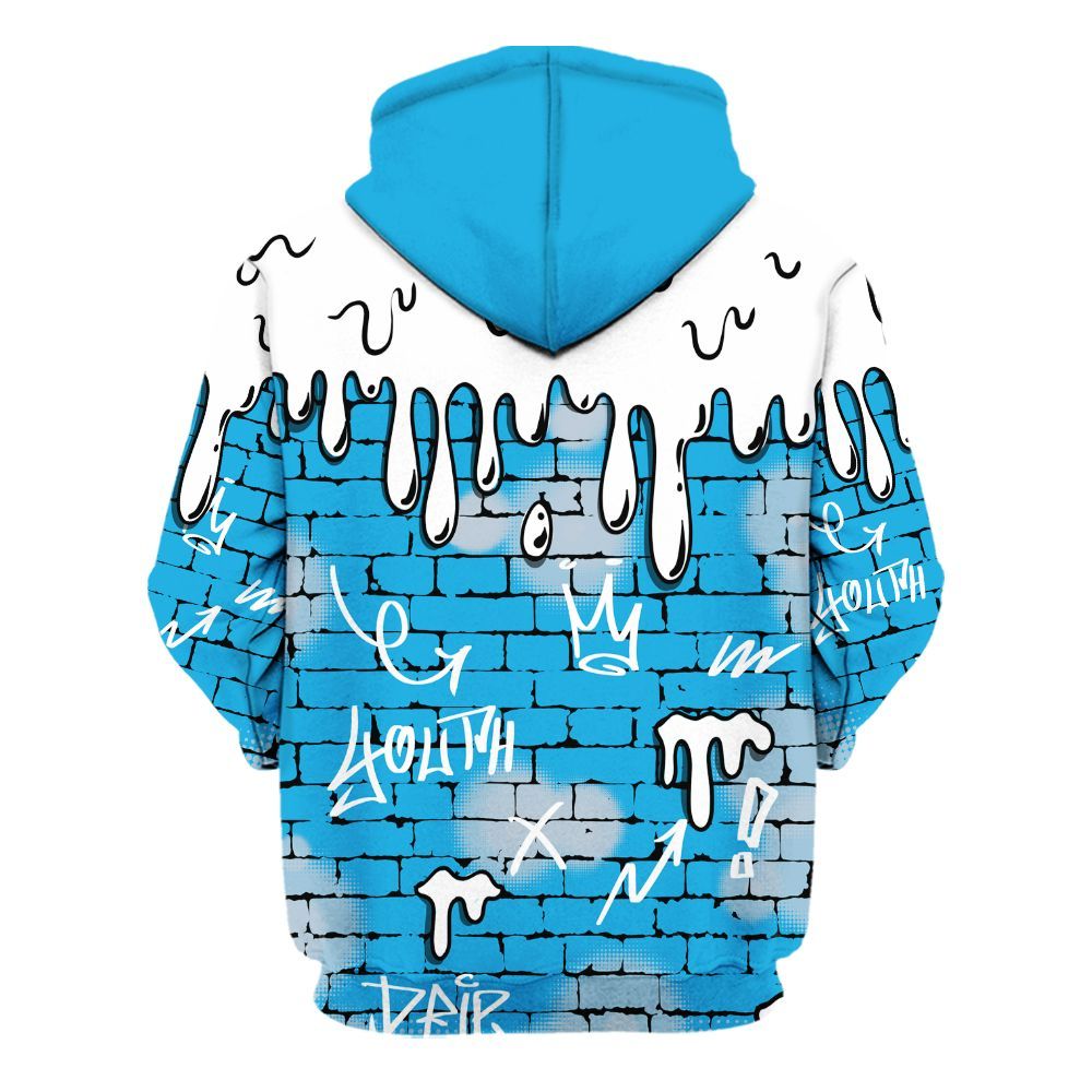 Hoodie To Match University Blue Low 2026 11s - Been Different All Over Print