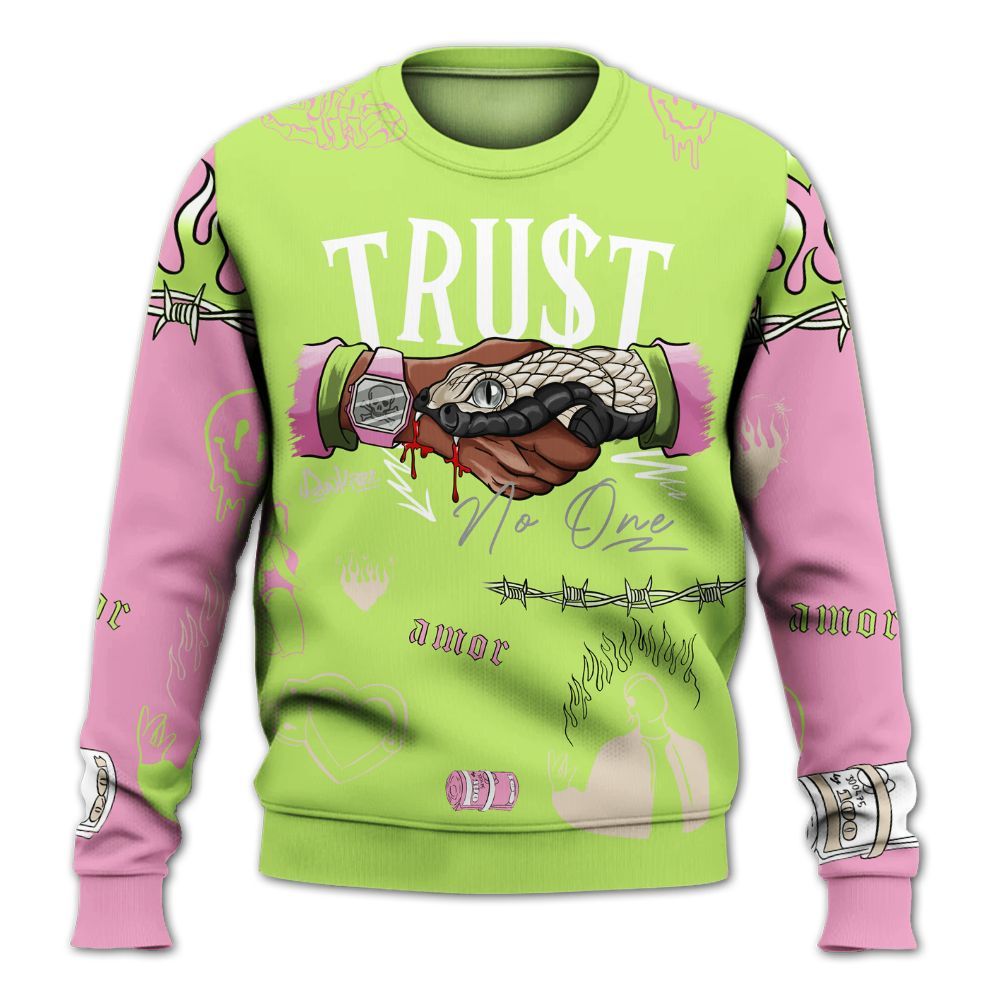 Sweatshirt To Match Jack Black Night Silver - Snake Trust No One All Over Print