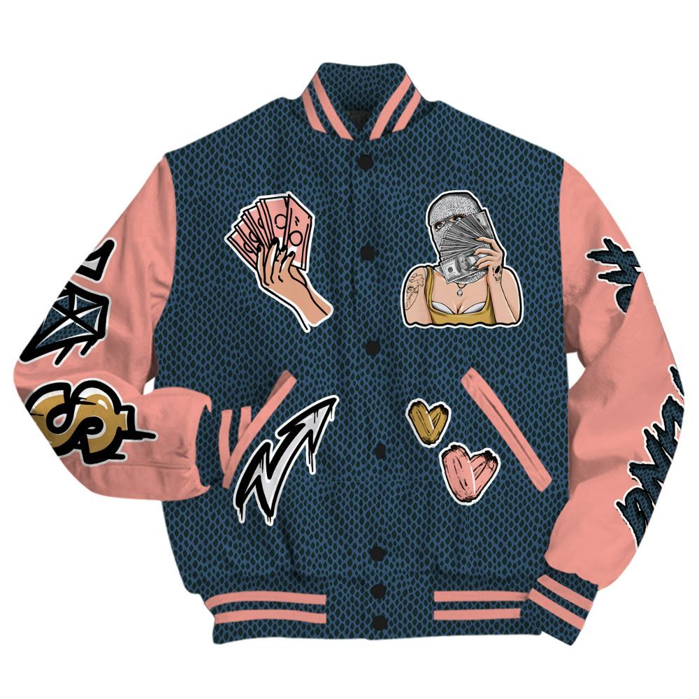 Varsity Jacket To Match Lebron XXI GS Olympic - Hustling Unique All Over Print