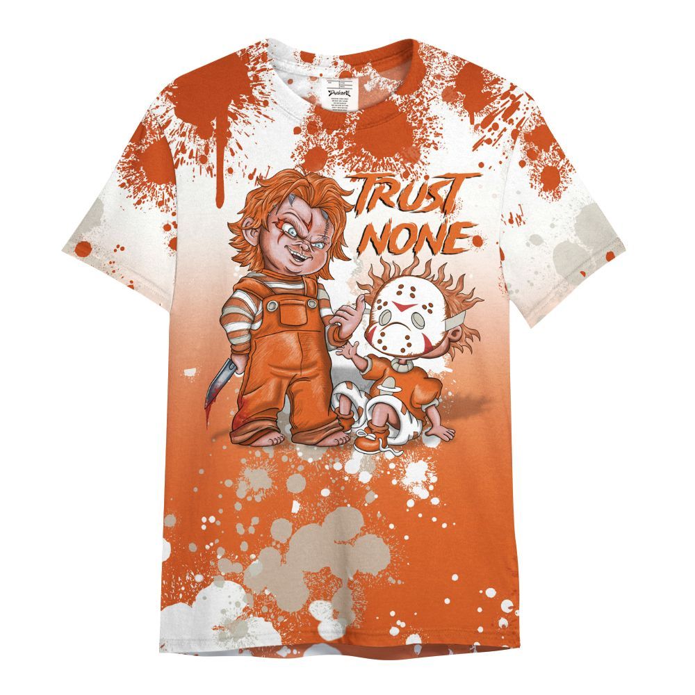 Shirt To Match High OG Starfish 1s - Trust No One Scary All Over Print