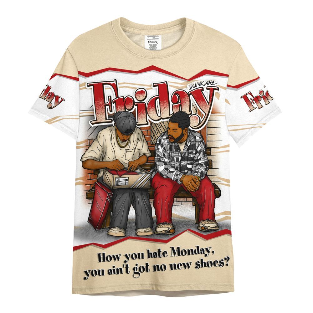 Shirt To Match Dunk Low Strawberry Waffle - Friday Movie 90s TV All Over Print