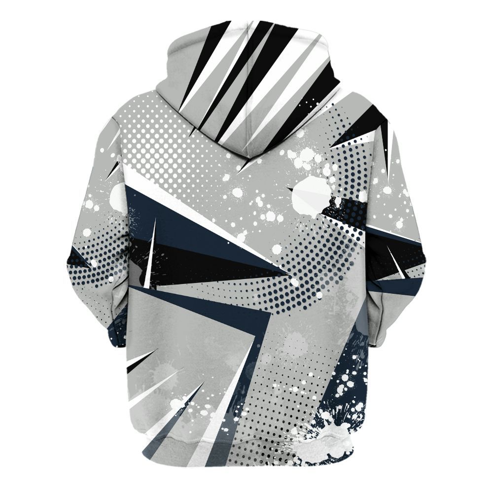 Hoodie To Match Retro Georgetown 6s - Poly Trust No One Dripping All Over Print