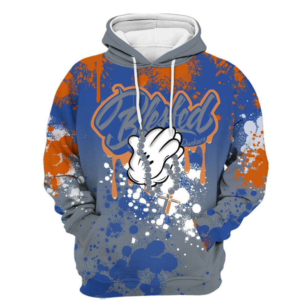 Hoodie To Match RS-X GS League - God Blessed Ink Drip All Over Print