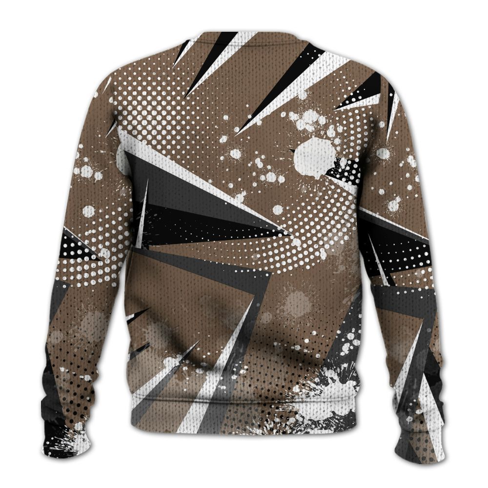 Knitted Sweater To Match Dark Mocha Jack - Poly Trust No One Dripping