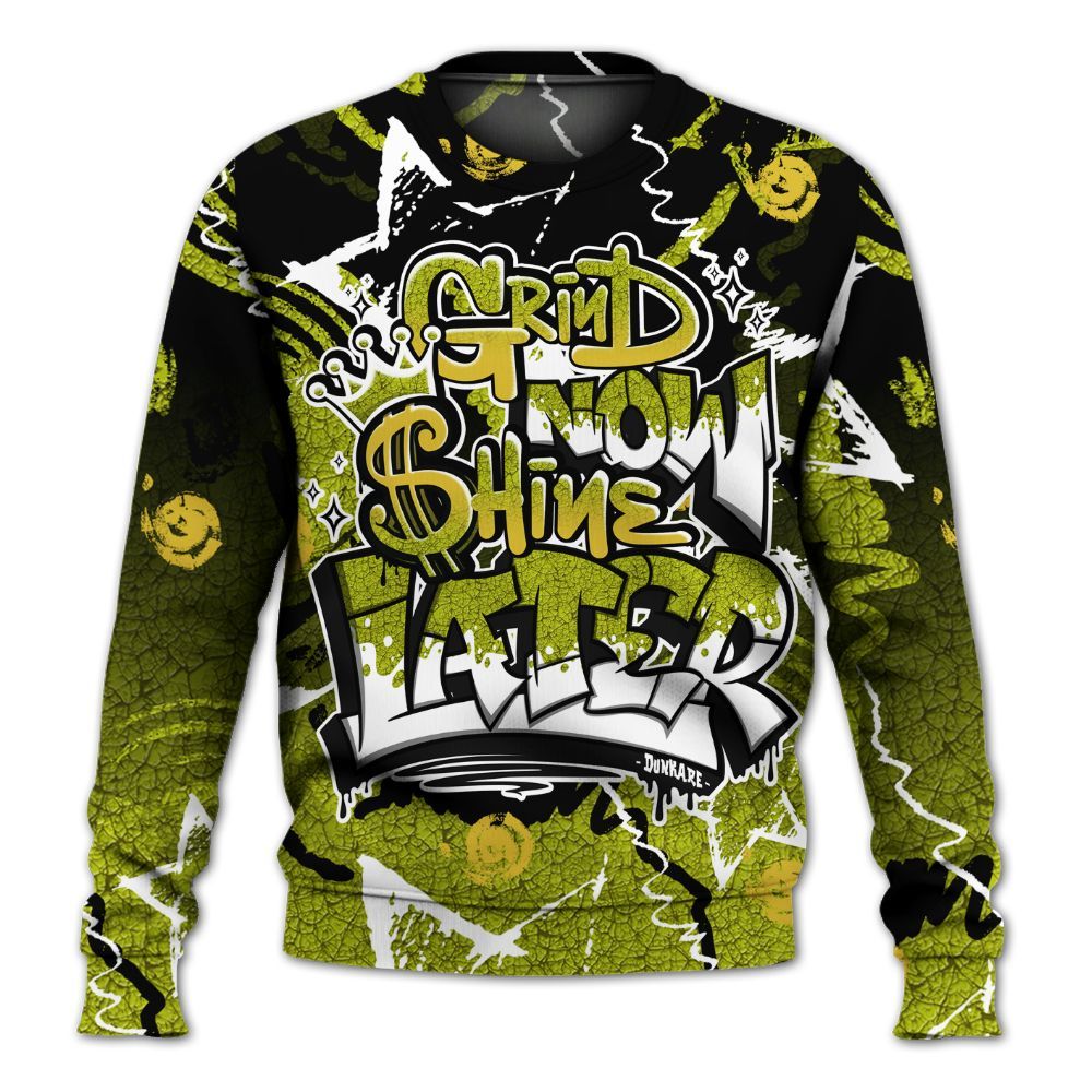 Sweatshirt To Match Dunk Low QS Halloween Skull - Grind Shine Later Drip All Over Print