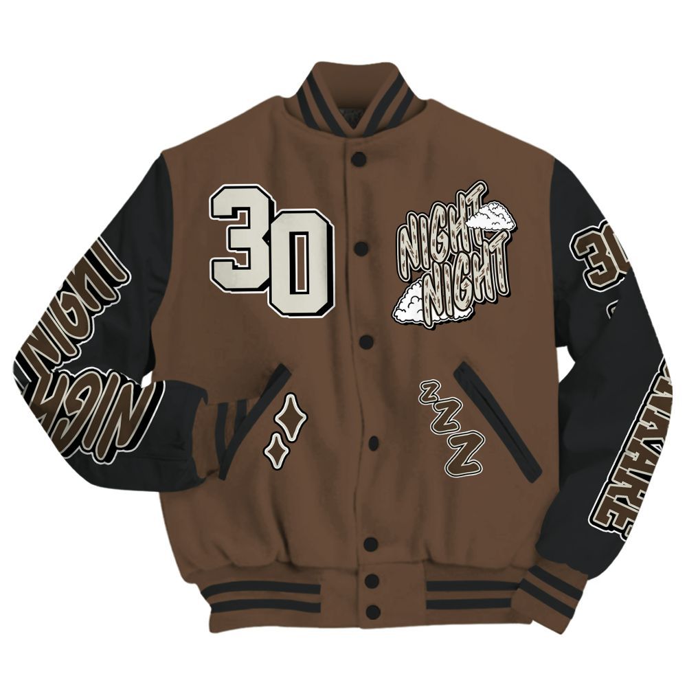 Varsity Jacket To Match Palomino 1s - Seeya Skeleton All Over Print