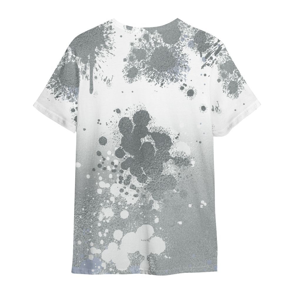 Shirt To Match White Metallic 2026 5s - God Blessed Ink Drip All Over Print