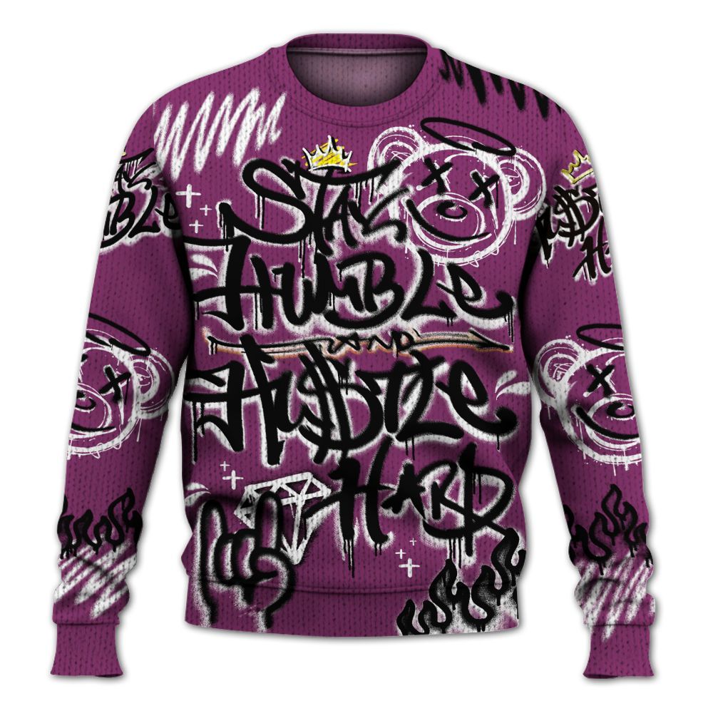 Knitted Sweater To Match Air Max Sunder Gore Tex Bold Berry - Humble Drip Streetwear Graffity