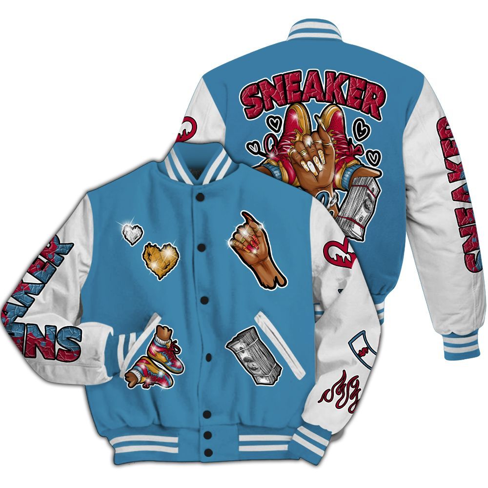 Varsity Jacket To Match GS Messy Room 4s - Sneakerz Girlz All Over Print