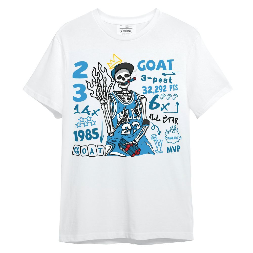 Shirt To Match Powder Blue 9s - Number 23 G.0.A.T Streetwear Unisex Shirt
