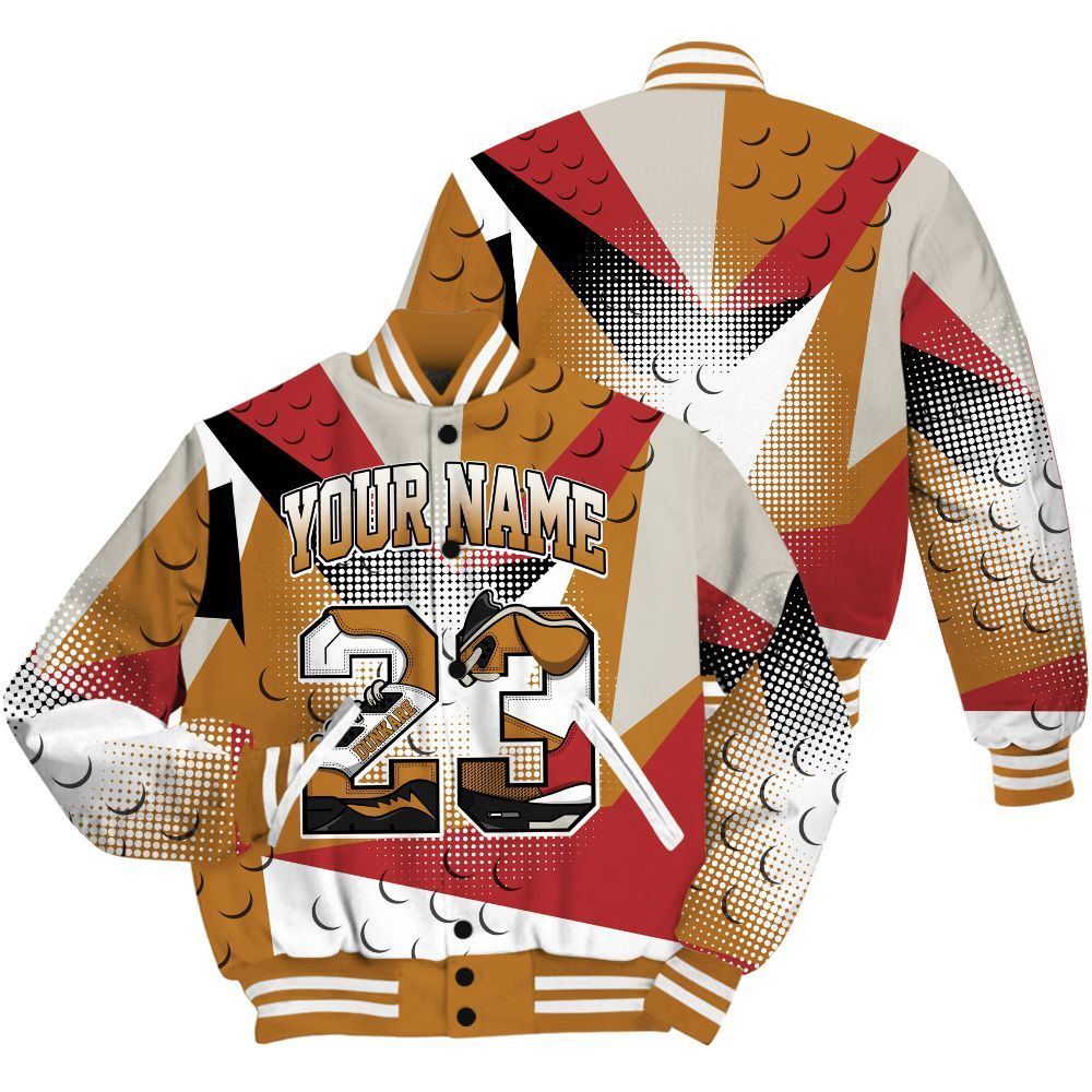 Varsity Jacket To Match Air Max Plus Sunset Swarovski Shirt, Poly Custom Name Number 23 5s All Over Print