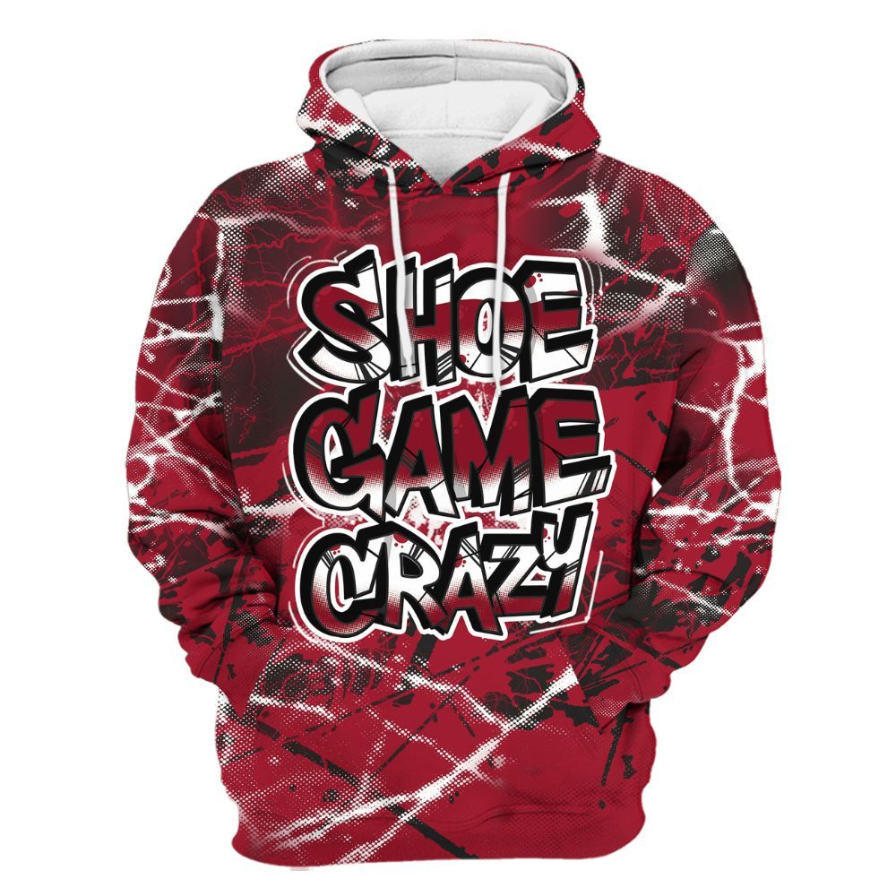Hoodie To Match High OG Black Toe Reimagined 1s - Shoe Game Crazy Graphic All Over Print