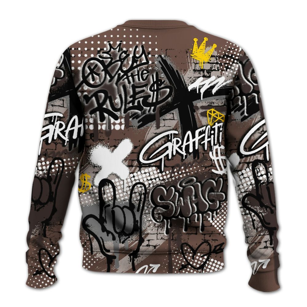 Sweatshirt To Match Air Force 1 Low Escape - True It Real Graffiti Streetwear All Over Print