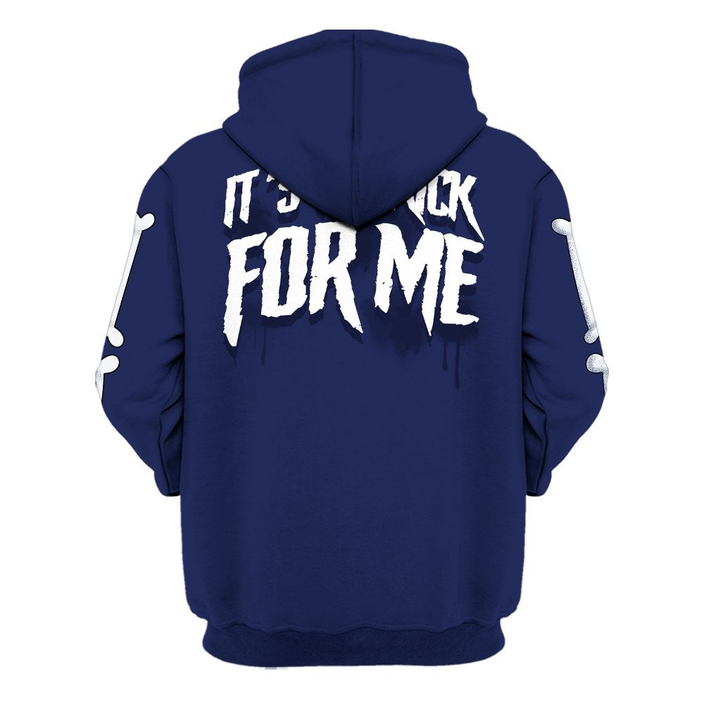Hoodie To Match Midnight Navy 11s - It's The Kick For Me All Over Print