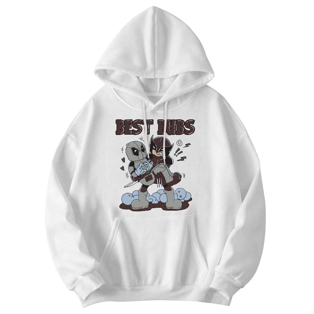 Sweatshirt To Match Burgundy 5s - Bubs Cartoon Graphic