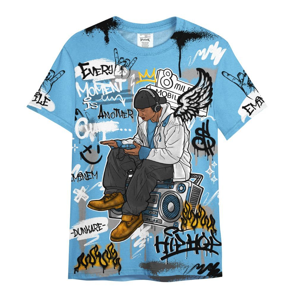 Shirt To Match Melo 12s -8Mile Movie Graffiti All Over Print