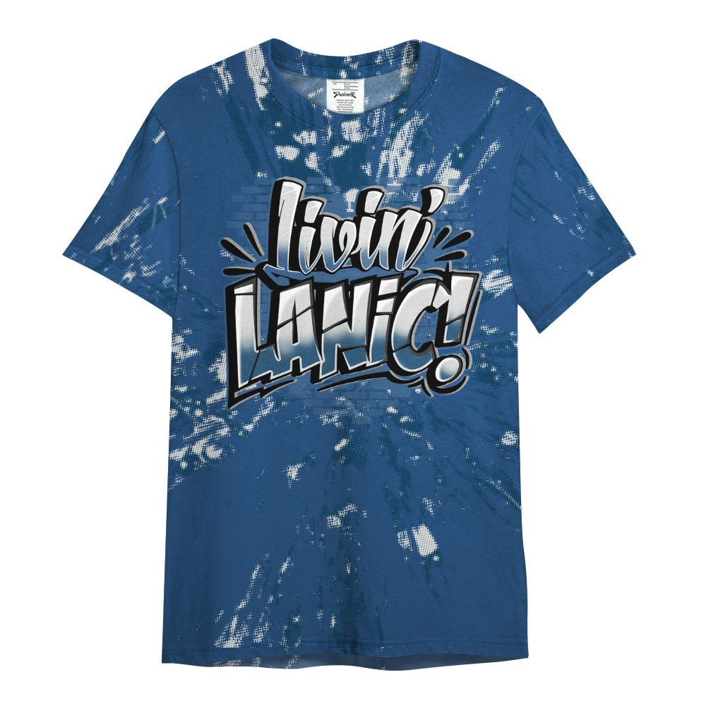 Shirt To Match High OG Midnight Navy 1s - Living Large Graphic Luxury All Over Print