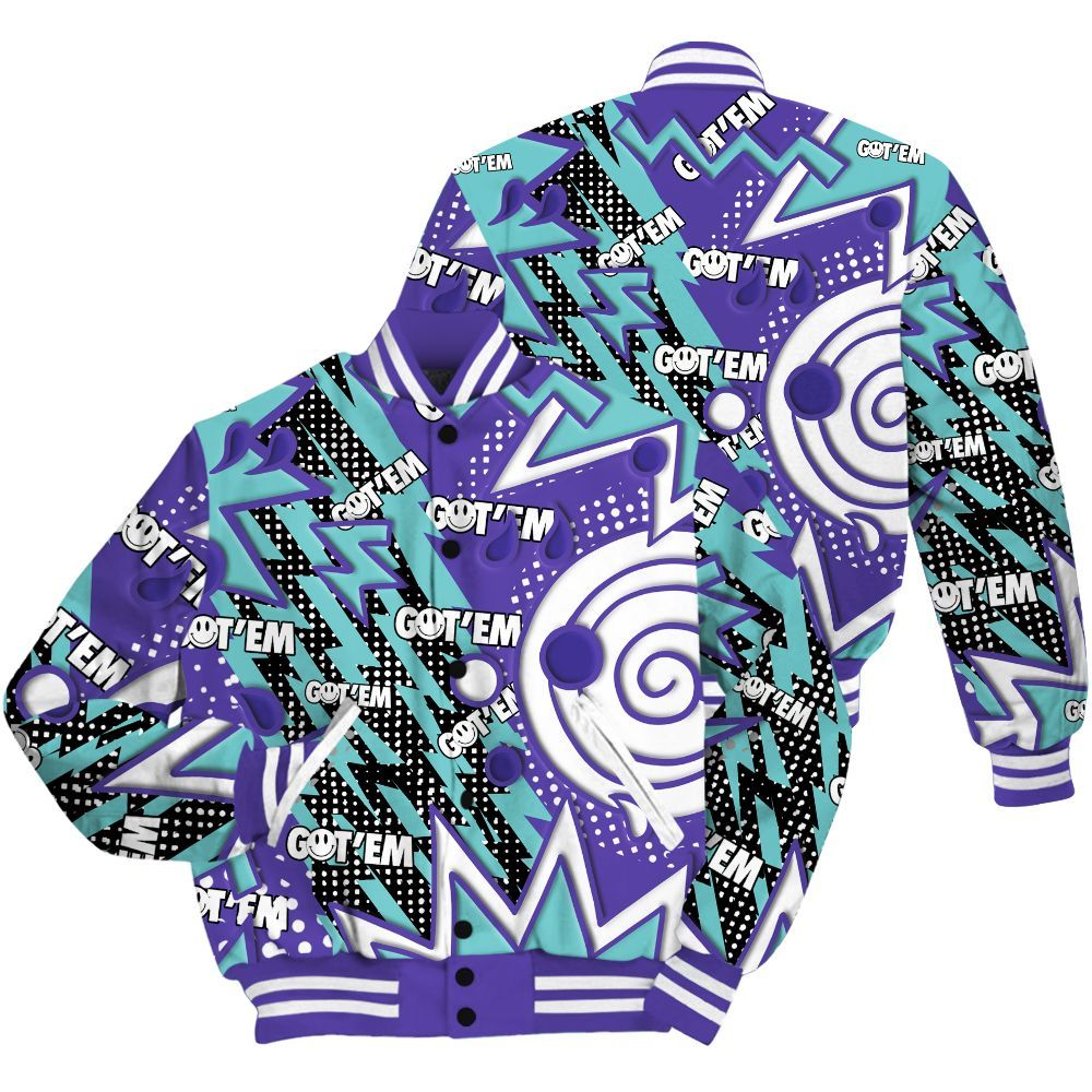 Varsity Jacket To Match Low Hornets 1s Shirt, Retro Vintage 90s All Over Print