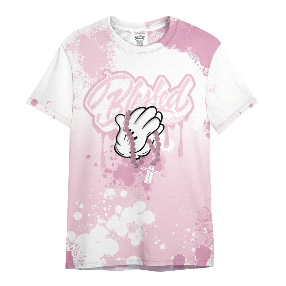 Shirt To Match Orchid 4s - God Blessed Dripping All Over Print