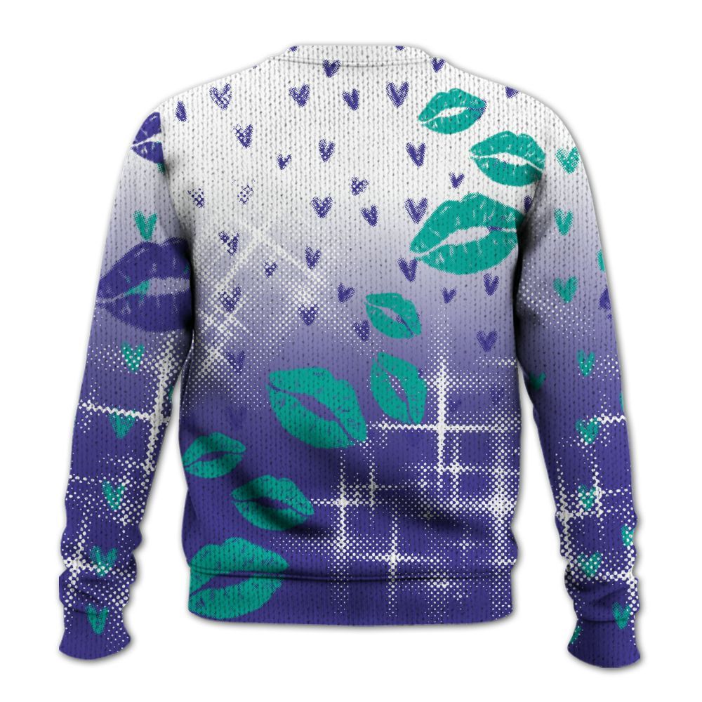 Sweater To Match Retro Grape 5s - Moneys Talks Girl Graphic