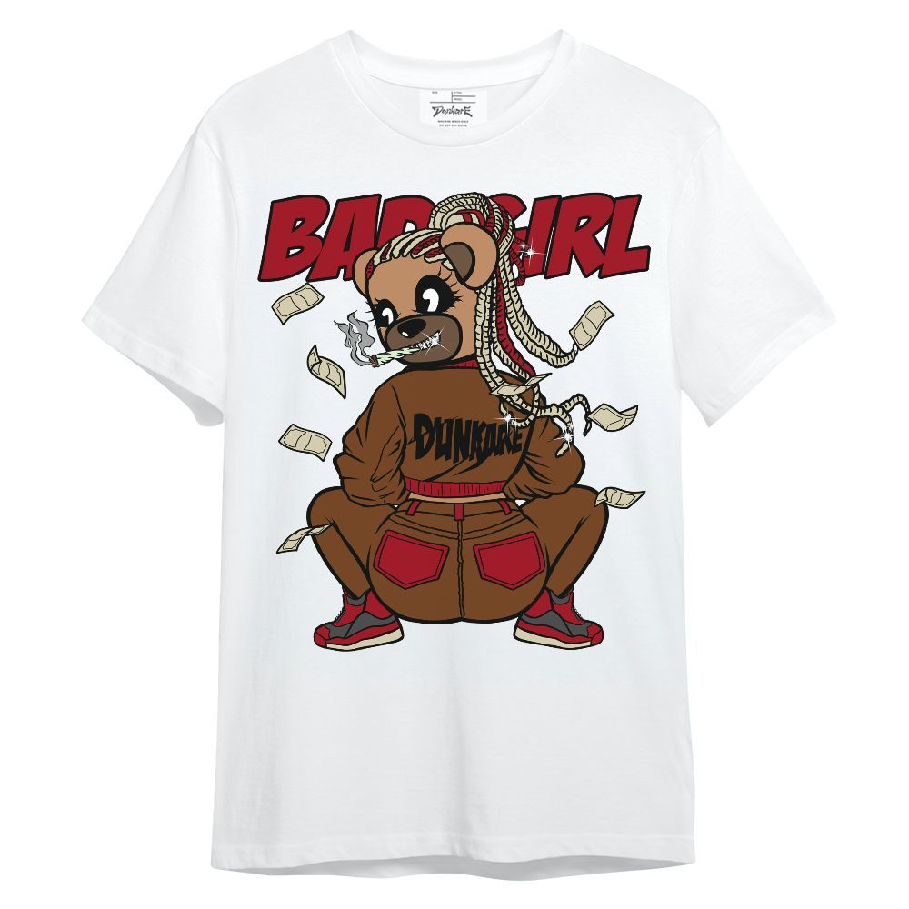 Shirt To Match Archaeo Brown 5s - Rebellious Girl Bear Unisex Shirt