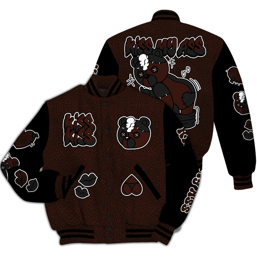 Varsity Jacket To Match Air Force 1 Low Halloween Skull 2024 - Kiss My Hugz All Over Print
