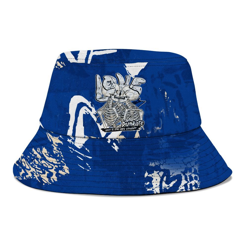 Bucket Hat To Match Low Game Royal 1s - Skull Love Graphic