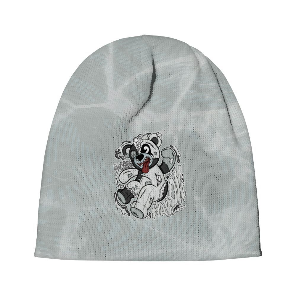 Beanie Hat To Match Black Wolf Grey 12s - Havok Bear Graphic