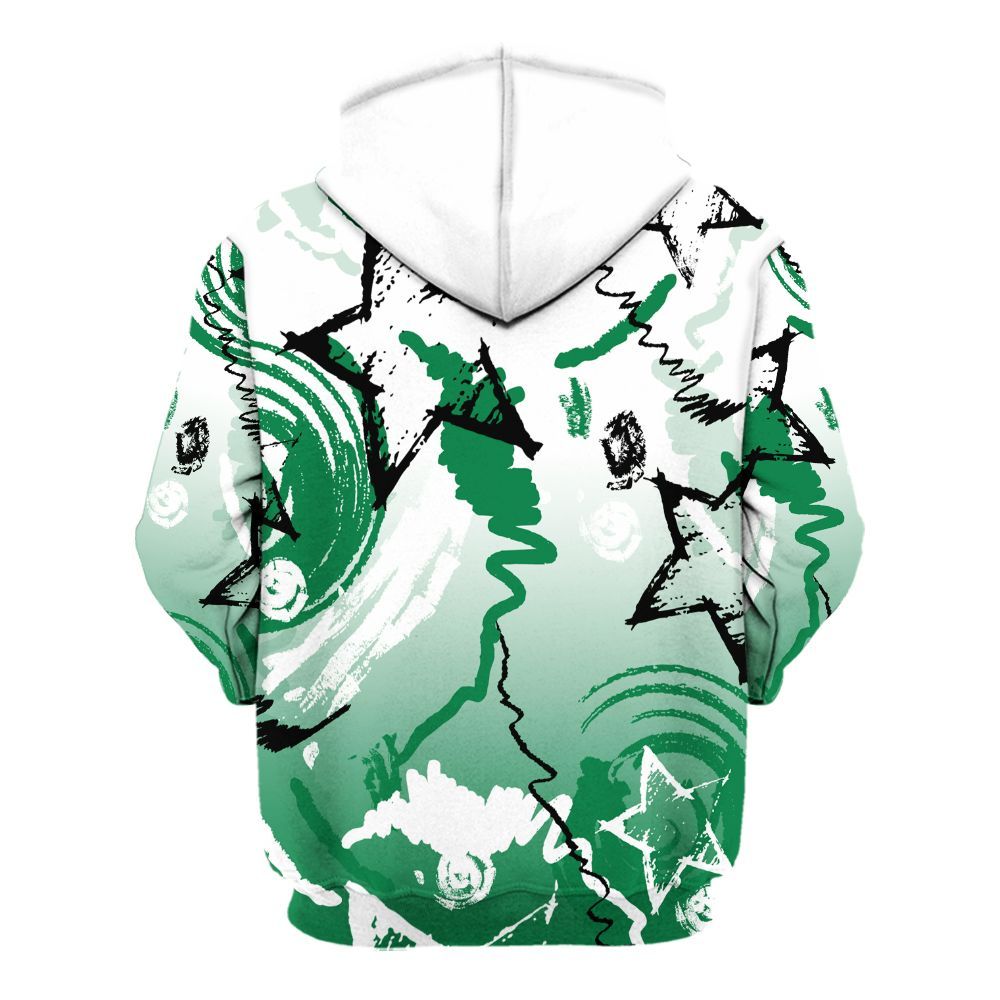 Hoodie To Match Pine Green 13s - Grind Shine Later Drip All Over Print