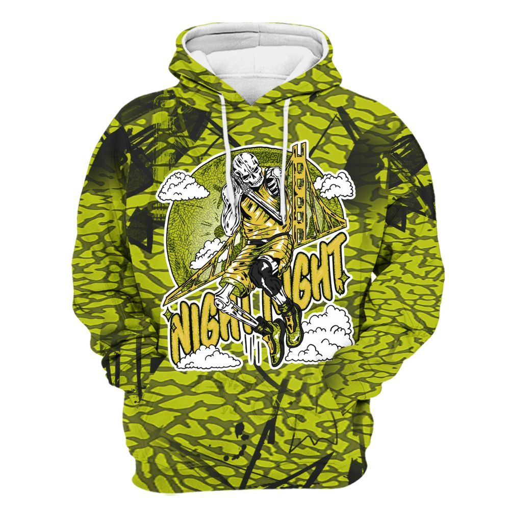 Hoodie To Match Dunk Low QS Halloween Skull - Seeya Skeleton Messyz All Over Print