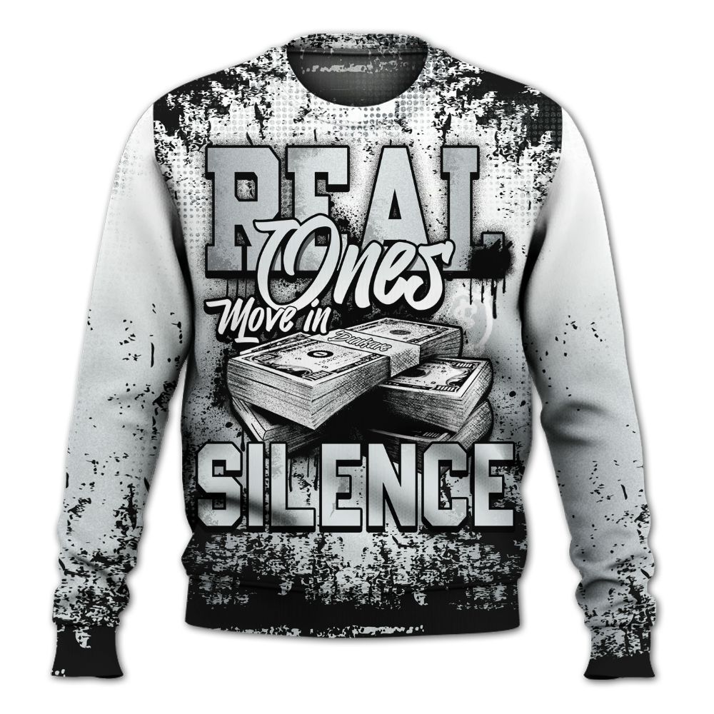 Sweatshirt To Match Cap And Gown 6s - Move In Silence Money Street Retro All Over Print