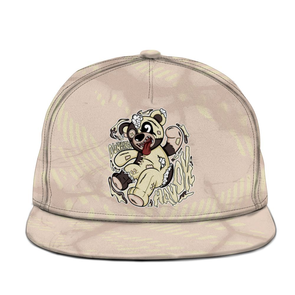 Snapback To Match A Ma Maniere X Fossil Stone 4s - Havok Bear Graphic