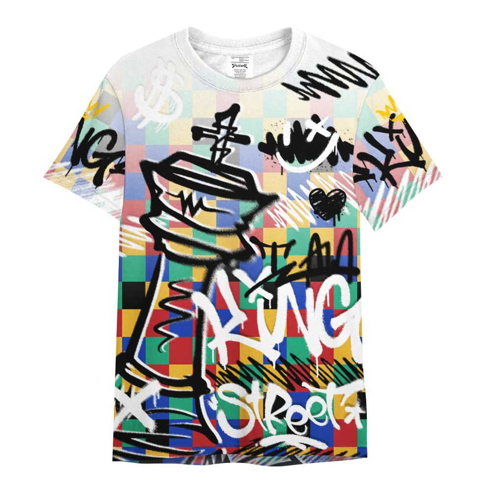 Shirt To Match Air Rainbow Weave - Street King Chess Streetwear All Over Print