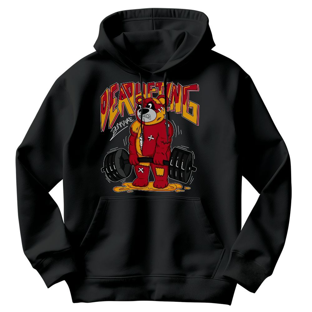 Sweatshirt To Match Cardinal 7s - Deadlifting Bear Graphic