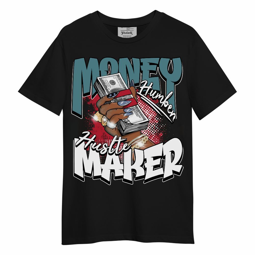 Shirt To Match Dunk Low Denim Turquoise Royal - Money Maker Retro Matching Unisex Shirt