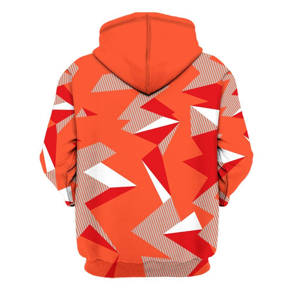 Hoodie To Match Air Max 1 86 Cosmic Clay - Geometric Camouflage Pattern All Over Print