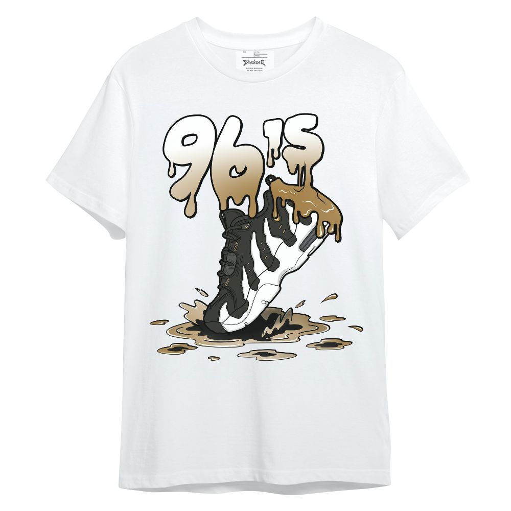 Shirt To Match Max 96 Low Black White Gold - Sneaker Sludges Drip Graphic
