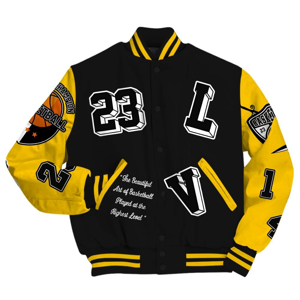 Varsity Jacket To Match Corteiz Air Max 95 Tour Yellow - The GOAT Got Em Retro Graphic All Over Print
