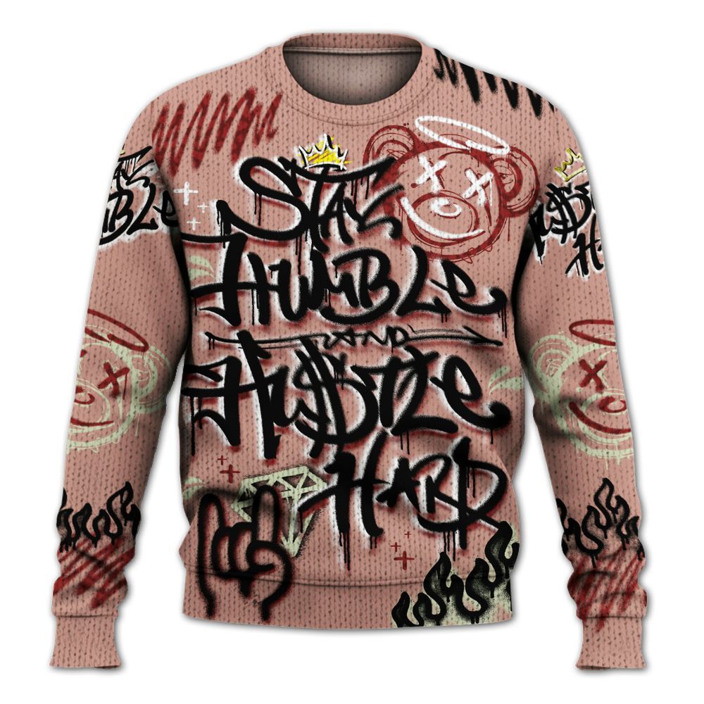Knitted Sweater To Match Valentines Day 3s - Humble Drip Streetwear Graffity