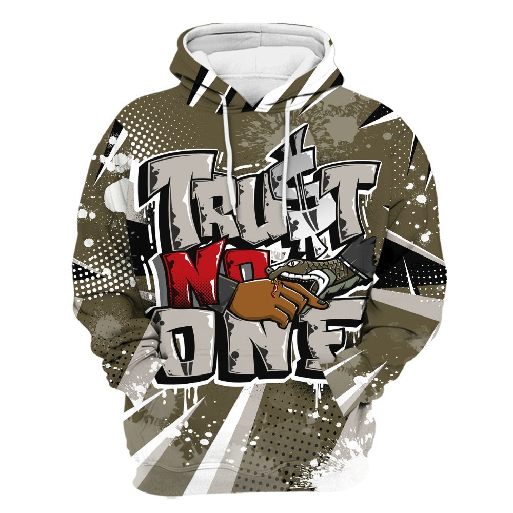 Hoodie To Match Dunk Low Year Of The Snake - Poly Trust No One Dripping All Over Print