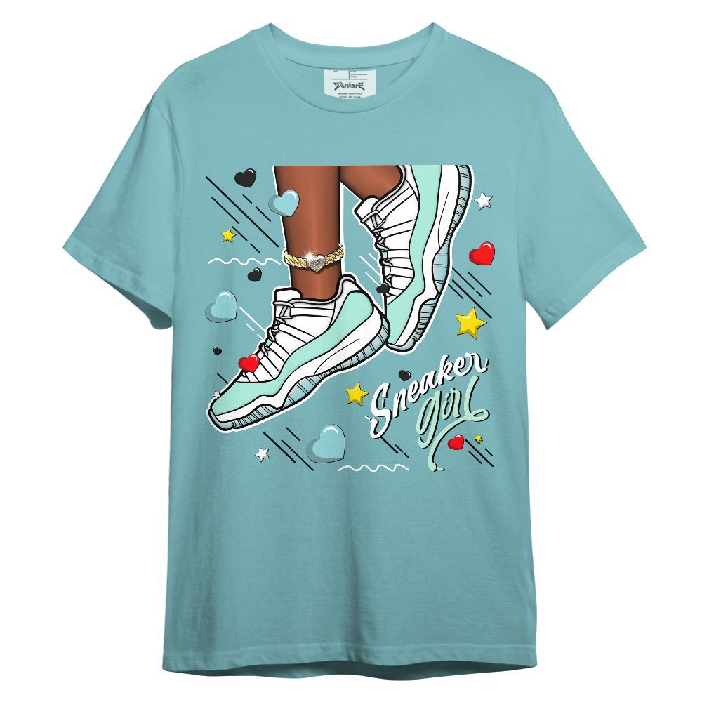 Shirt To Match Retro Low Igloo 11s - SNEAKER Girl Heart Flying Graphic