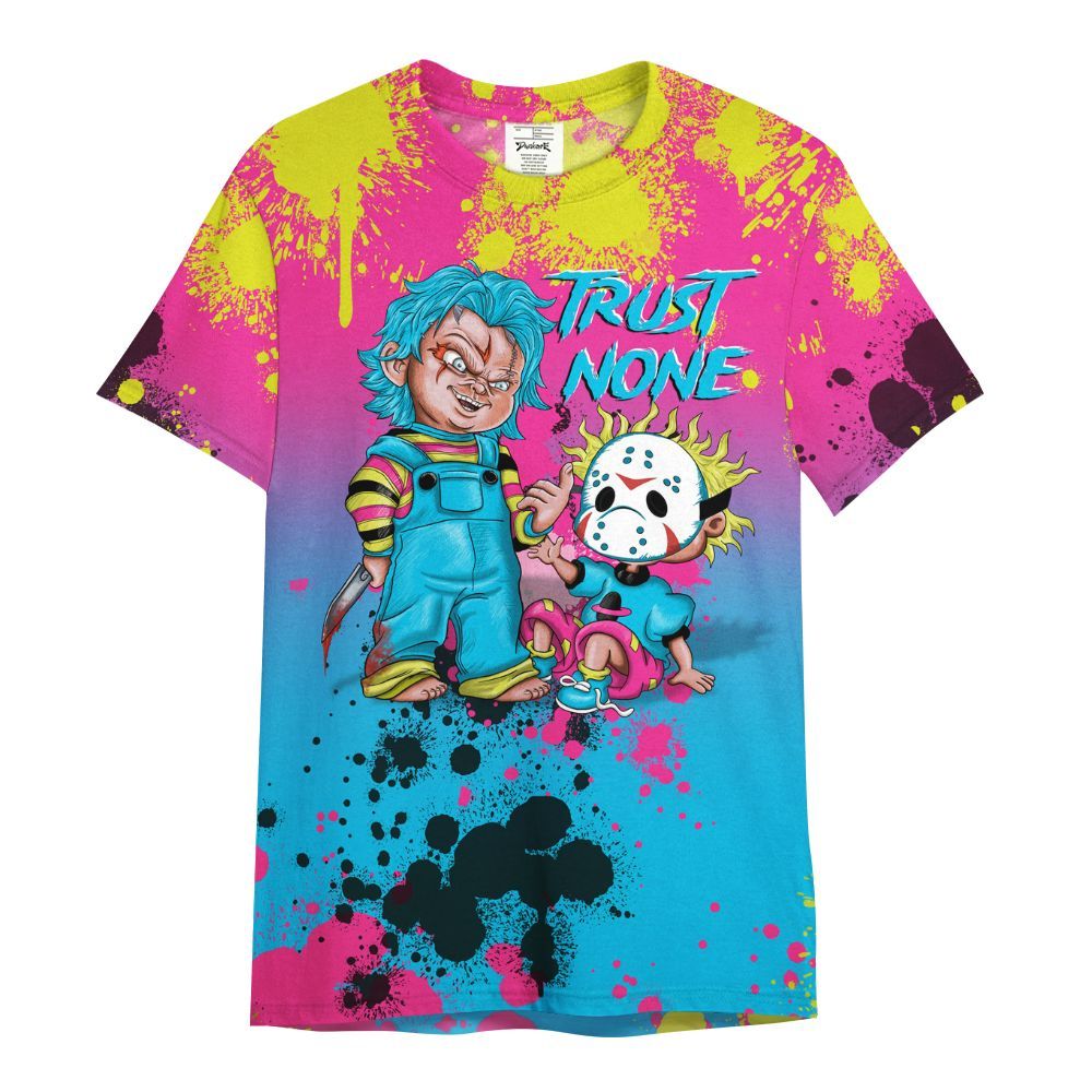 Shirt To Match Tokyo Nights Stewie 3s - Trust No One Scary All Over Print